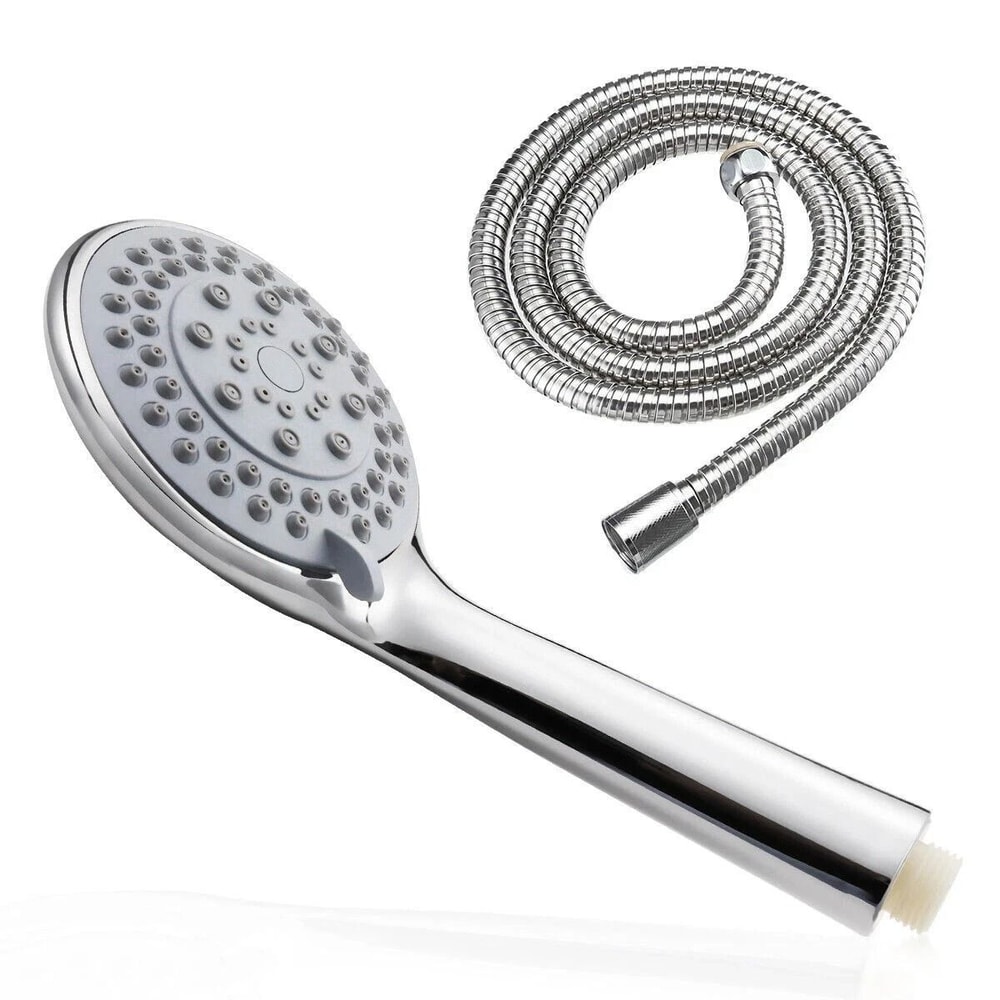 HighPressure Handheld Shower Head With Spray Settings And Hose 5