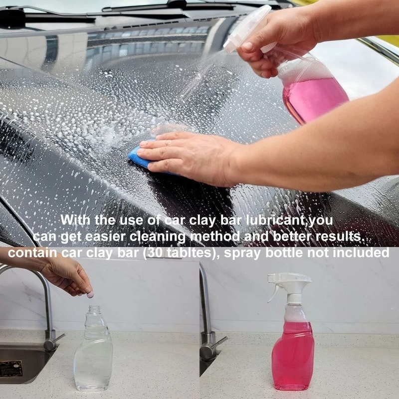 Clay Bar Auto Detailing Kit Car Wash Cleaner Sludge Mud Remover For Paint Care 5