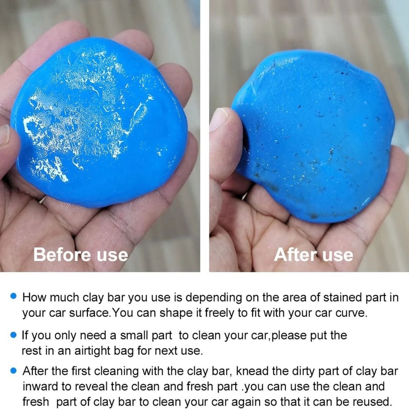 Clay Bar Auto Detailing Kit Car Wash Cleaner Sludge Mud Remover For Paint Care 6