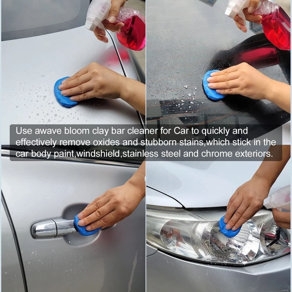 Clay Bar Auto Detailing Kit Car Wash Cleaner Sludge Mud Remover For Paint Care 7