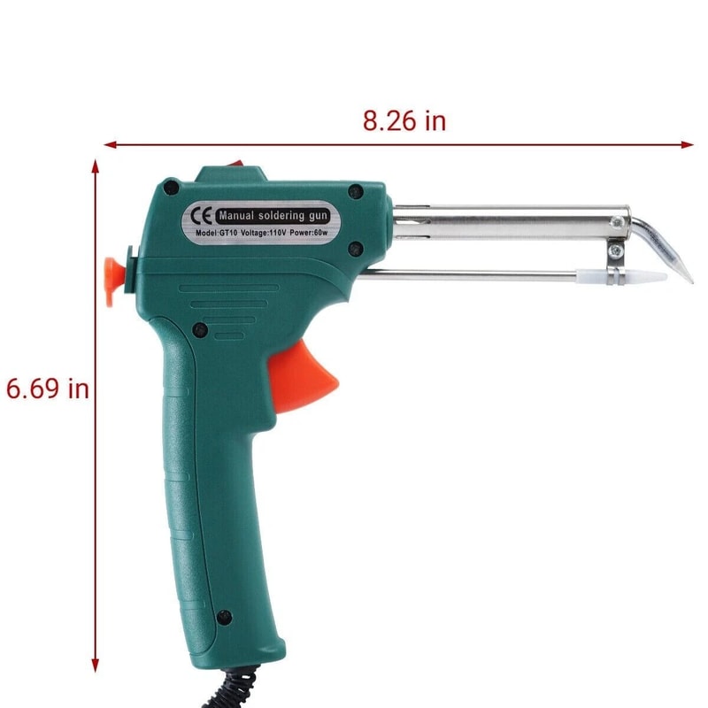 Auto Electric Soldering Iron Gun With Solder Wire Tin Wire 3