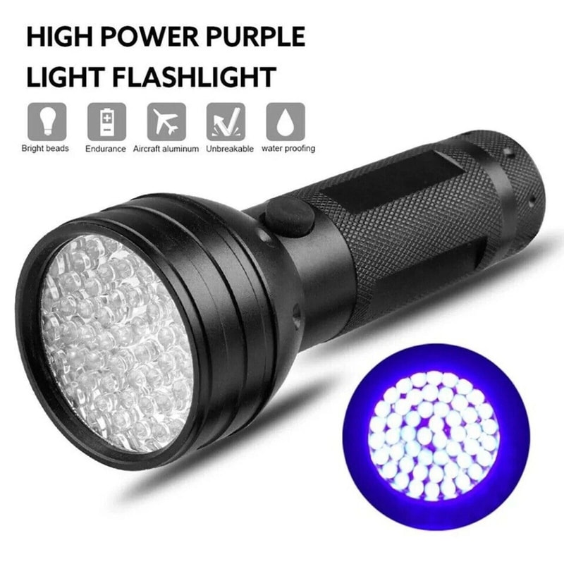 LED Flashlight Blacklight Inspection Lamp Torch Light For Detection Security 1