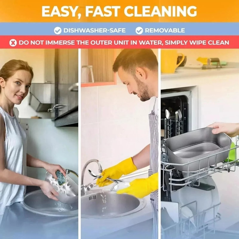 Electric Heating Lunch Box For Car Office Portable Food Warmer Container 5