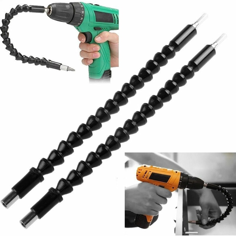 Flexible Shaft Extension Screwdriver Drill Bit Holder For Tight Spaces Attachment Tool 9