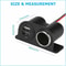 Dual USB Car Charger Socket Splitter Power Adapter For Multiple Devices 3