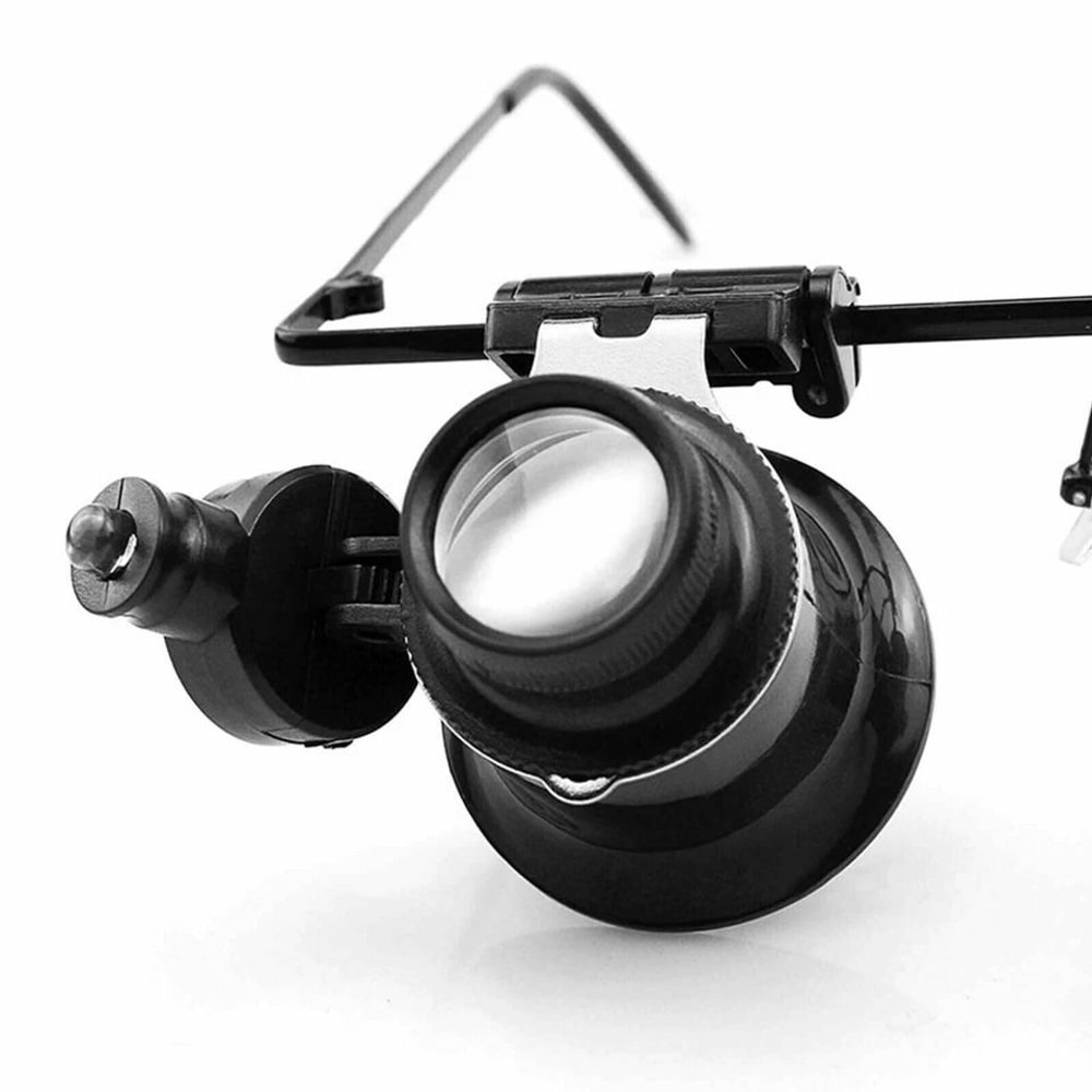 Magnifying Glasses With LED Light Loupe For Watch Jewelry Repair 3