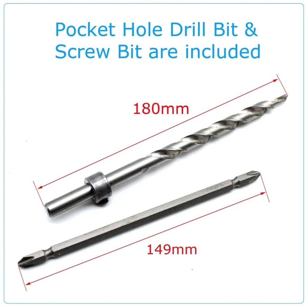 Pocket Hole Drill Jig System For Quick Woodworking Joinery 1