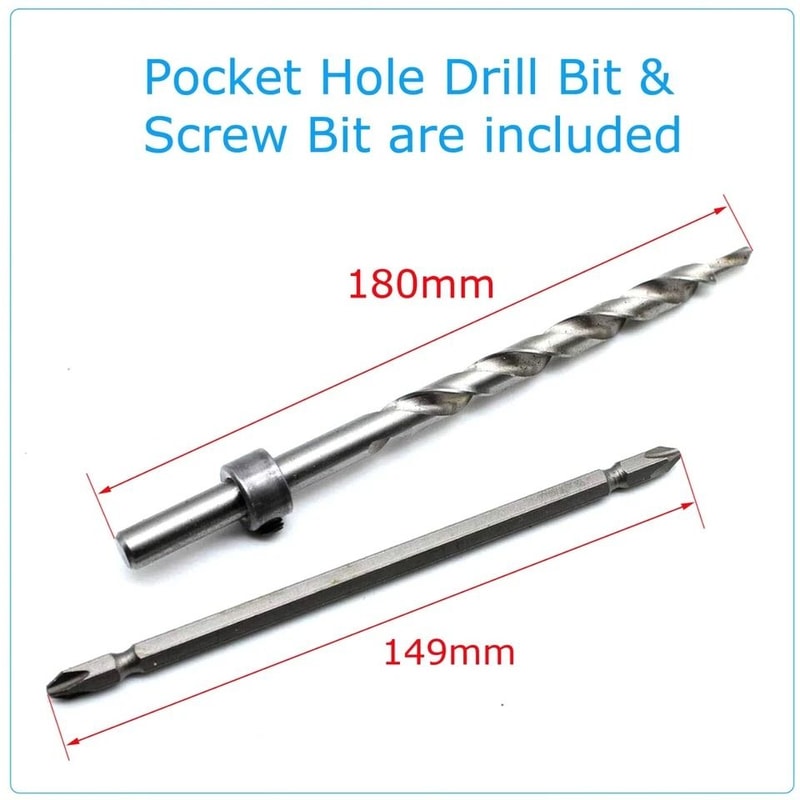 Pocket Hole Drill Jig System For Quick Woodworking Joinery 1