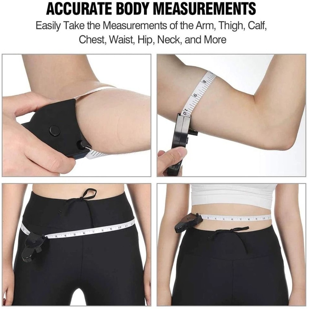 Automatic Telescopic Body Measuring Tape Accurate Portable Waist Arm Leg Body Measurement Tool 2
