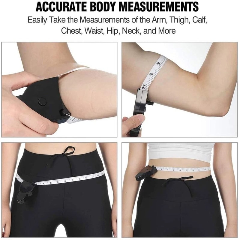 Automatic Telescopic Body Measuring Tape Accurate Portable Waist Arm Leg Body Measurement Tool 2