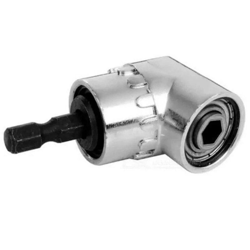 Angle Hex Drill Bit Extension Screwdriver Socket Holder Adapter For Tight Spaces 4