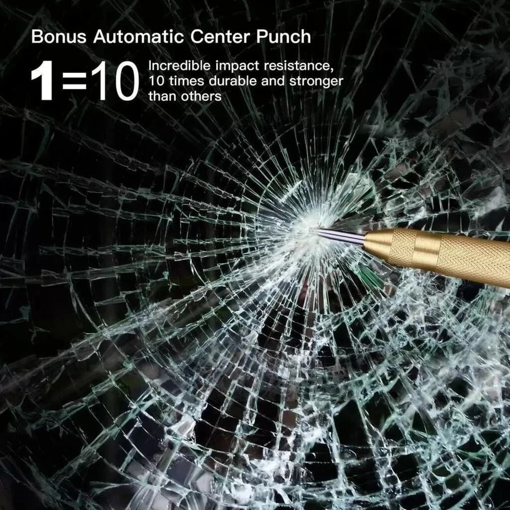 Titanium Coated Step Drill Bit Set HighSpeed Steel For Metal Wood Plastic 3