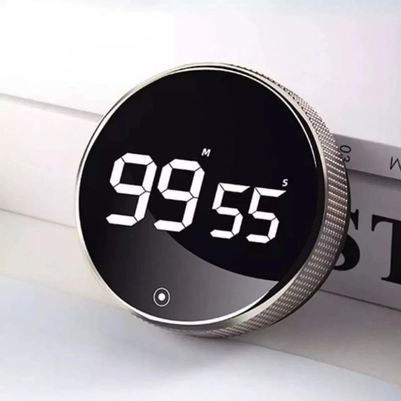 Large LCD Digital Kitchen Timer Loud Alarm Magnetic Back Countdown Up Function 9