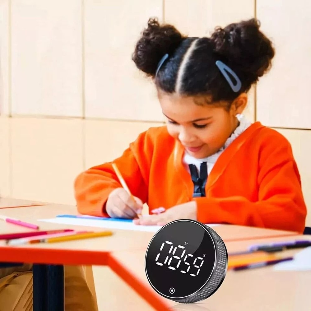 Large LCD Digital Kitchen Timer Loud Alarm Magnetic Back Countdown Up Function 2