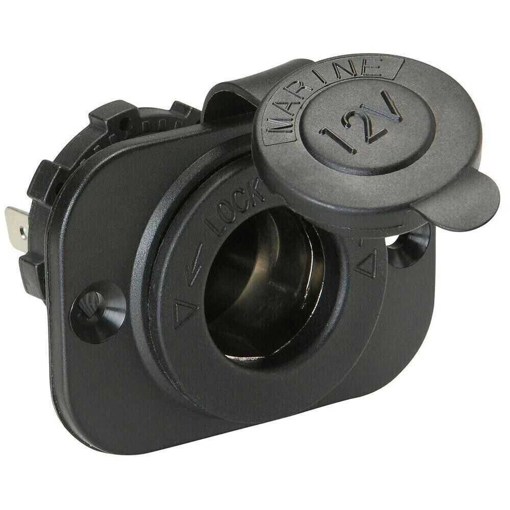 Waterproof Car Boat Motorcycle Cigarette Lighter Socket Durable Power Plug Adapter Outlet 0