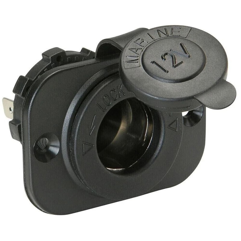 Waterproof Car Boat Motorcycle Cigarette Lighter Socket Durable Power Plug Adapter Outlet 0