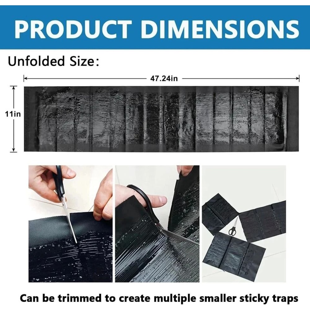 Large Mouse Glue Traps Rodent Catcher Super Sticky Rat Board Indoor Use 3