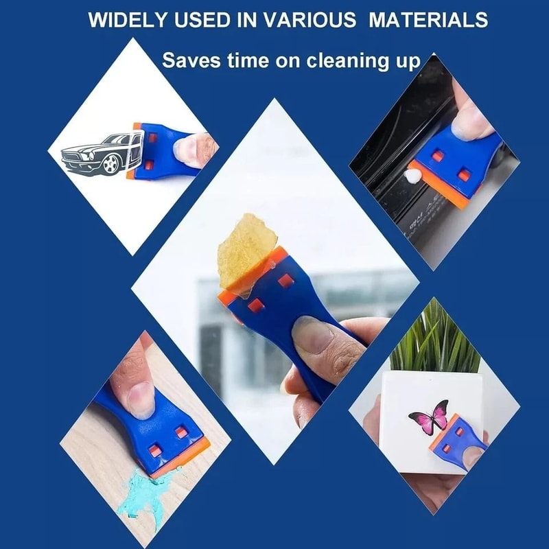 Plastic Razor Blade Scraper Tool Ergonomic Design For Safe And Effective Scraping 1