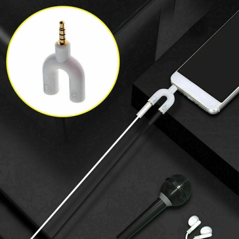 Stereo Audio Male To 2 Female Headphone Splitter Cable Adapter 3