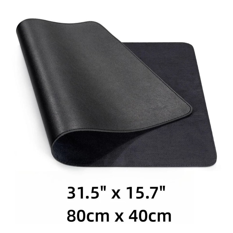 Waterproof PU Leather Computer Desk Pad Office Desk Mat Mouse Pad 1