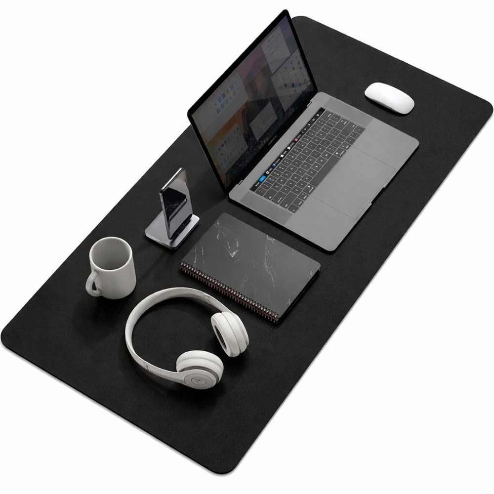 Waterproof PU Leather Computer Desk Pad Office Desk Mat Mouse Pad 0
