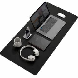 waterproof pu leather computer desk pad office desk mat & mouse pad