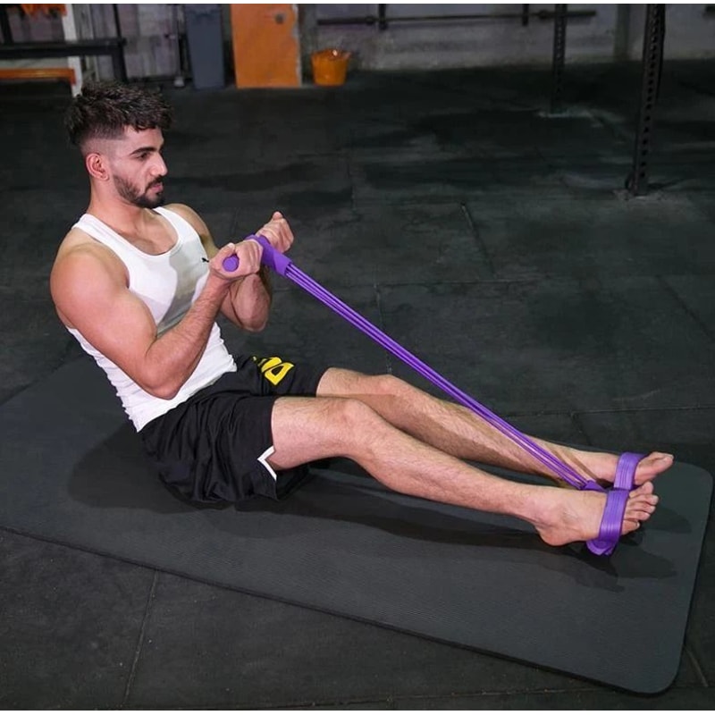 Pedal Resistance Band For Yoga Body Stretch Exercises Heavy Resistance Puller Rope 0