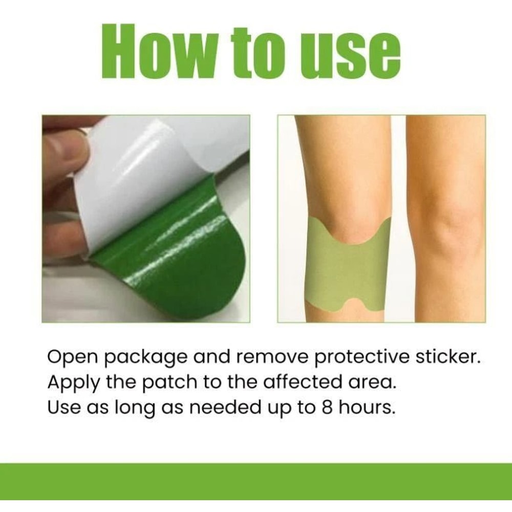 Knee Relief Patches Pain Relief For Joints Muscles Wormwood Ache Plaster Pad 2
