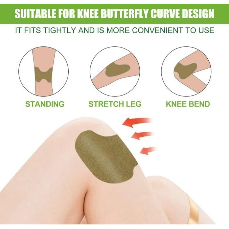 Knee Relief Patches Pain Relief For Joints Muscles Wormwood Ache Plaster Pad 3