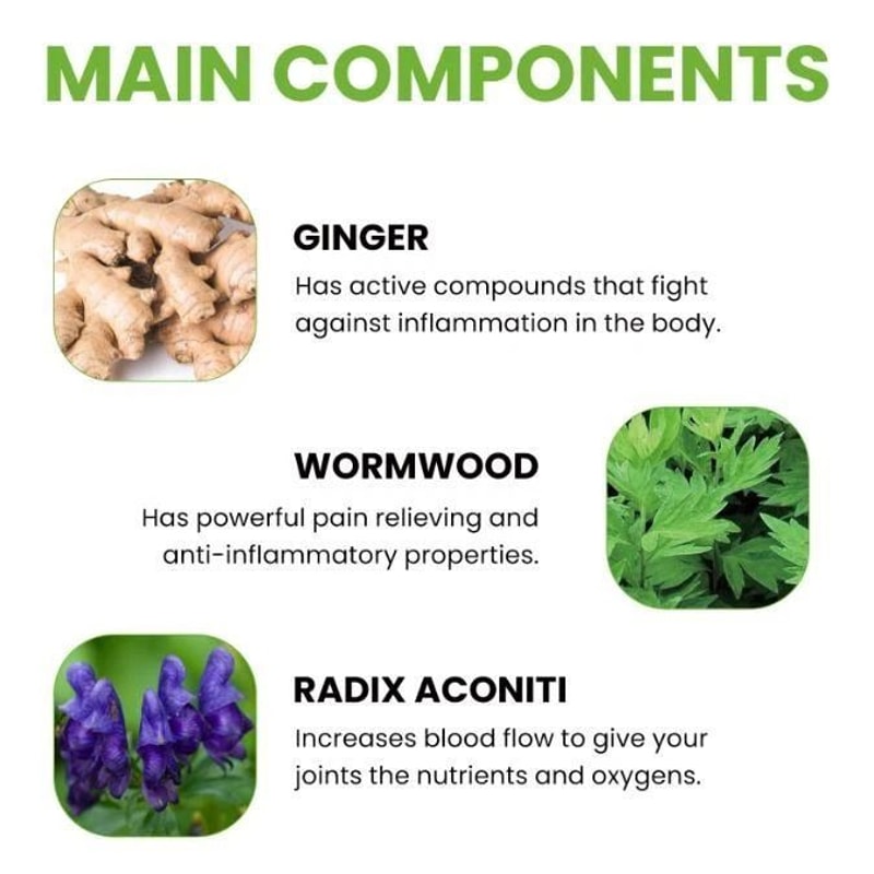 Knee Relief Patches Pain Relief For Joints Muscles Wormwood Ache Plaster Pad 5