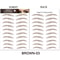 Brow Liner Sticker Bionic Tattoo Eyebrow Stamp Waterproof Long Lasting Eyebrow Solution 11