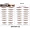 Brow Liner Sticker Bionic Tattoo Eyebrow Stamp Waterproof Long Lasting Eyebrow Solution 10