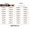 Brow Liner Sticker Bionic Tattoo Eyebrow Stamp Waterproof Long Lasting Eyebrow Solution 9