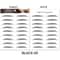 Brow Liner Sticker Bionic Tattoo Eyebrow Stamp Waterproof Long Lasting Eyebrow Solution 8
