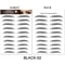 Brow Liner Sticker Bionic Tattoo Eyebrow Stamp Waterproof Long Lasting Eyebrow Solution 5