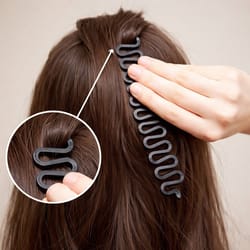 hair french braid clip magic styling stick for diy bun maker tool