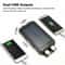 Waterproof Solar Power Bank Portable External Battery Charger For Phones Tablets 2