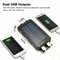 Waterproof Solar Power Bank Portable External Battery Charger For Phones Tablets 2
