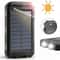 Waterproof Solar Power Bank Portable External Battery Charger For Phones Tablets 6