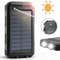 Waterproof Solar Power Bank Portable External Battery Charger For Phones Tablets 6