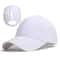 Solid Color Ponytail Baseball Cap Cotton Polo Style Adjustable Cap For Women 5
