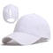 Solid Color Ponytail Baseball Cap Cotton Polo Style Adjustable Cap For Women 5