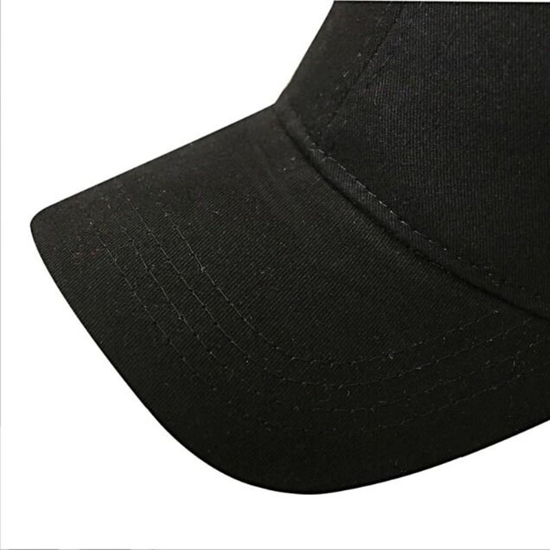 Solid Color Ponytail Baseball Cap Cotton Polo Style Adjustable Cap For Women 3