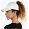 Solid Color Ponytail Baseball Cap Cotton Polo Style Adjustable Cap For Women 0