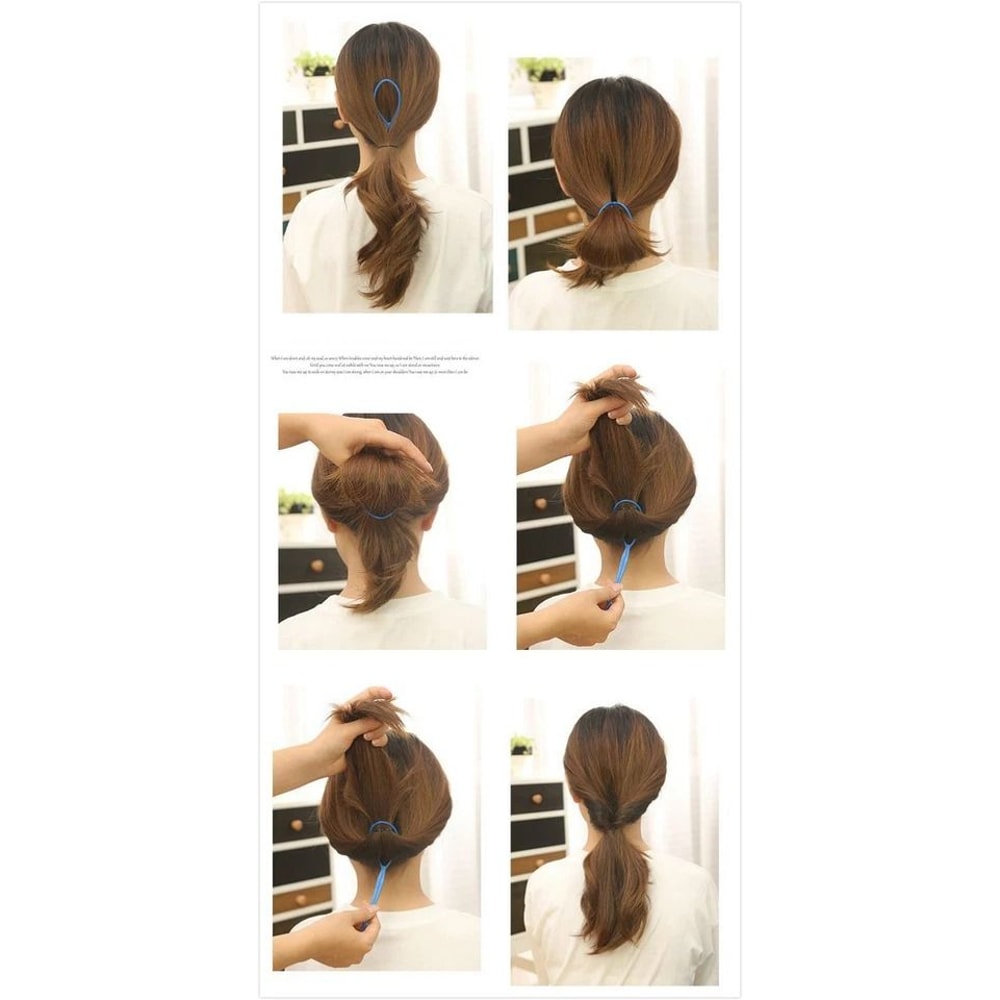 Hair Styling Tools Set French Braid Topsy Tail Clip DIY Bun Maker Tool For Effortless Hair Styling 2
