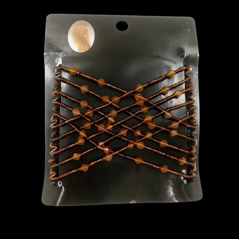 Elastic Beads Banana Clip Hairpin Stretch Magic Hair Comb For Effortless Hair Styling 5