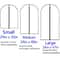 Dustproof Garment Storage Bag Set Protective Suit Jacket Cover For Travel Closet 2