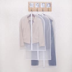 dustproof garment storage bag set protective suit & jacket cover for travel & closet