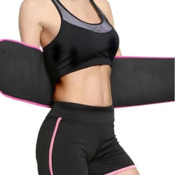 women's waist trainer trimmer belt sweat shaper for stomach fat burn & weight loss