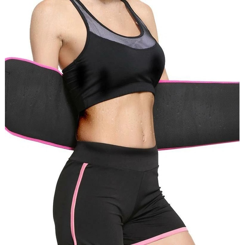 Womens Waist Trainer Trimmer Belt Sweat Shaper For Stomach Fat Burn Weight Loss 0